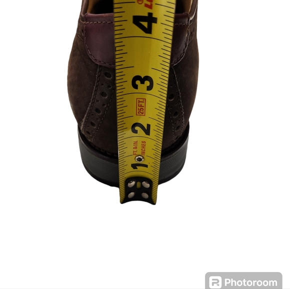 Johnston & Murphy 1850 Sheepskin men's loafers suede size 8.5 US - Picture 7 of 11